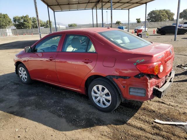 1NXBU4EE5AZ207448 - 2010 TOYOTA COROLLA BASE RED photo 2