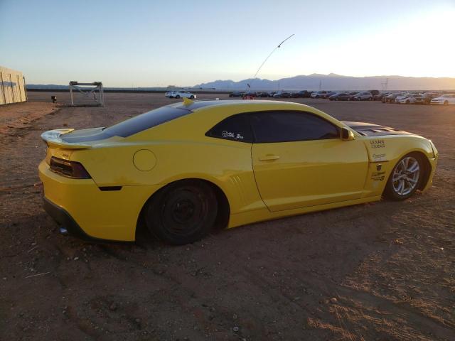 2G1FB1E3XE9187024 - 2014 CHEVROLET CAMARO LT YELLOW photo 3