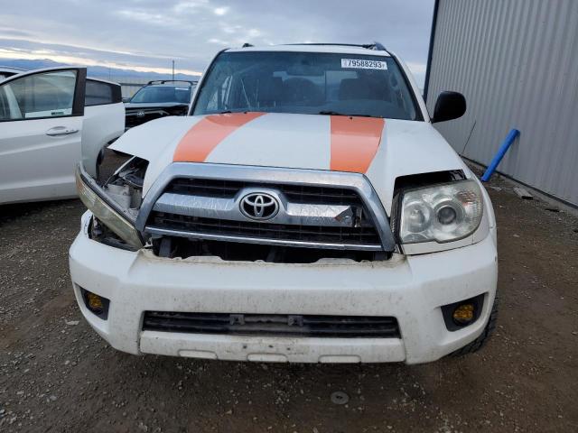 JTEBU14R080130346 - 2008 TOYOTA 4RUNNER SR5 WHITE photo 5