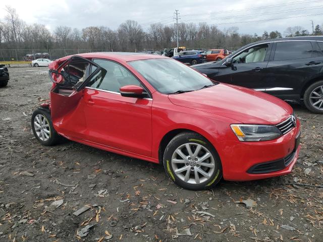 3VWDP7AJ2DM379659 - 2013 VOLKSWAGEN JETTA SE RED photo 4