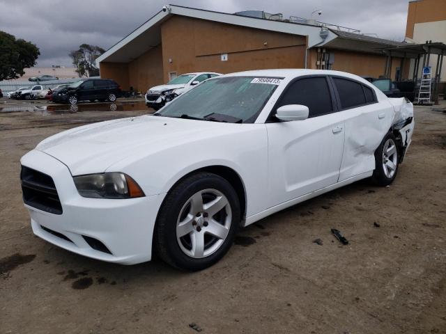 2C3CDXAT6CH248017 - 2012 DODGE CHARGER POLICE WHITE photo 1