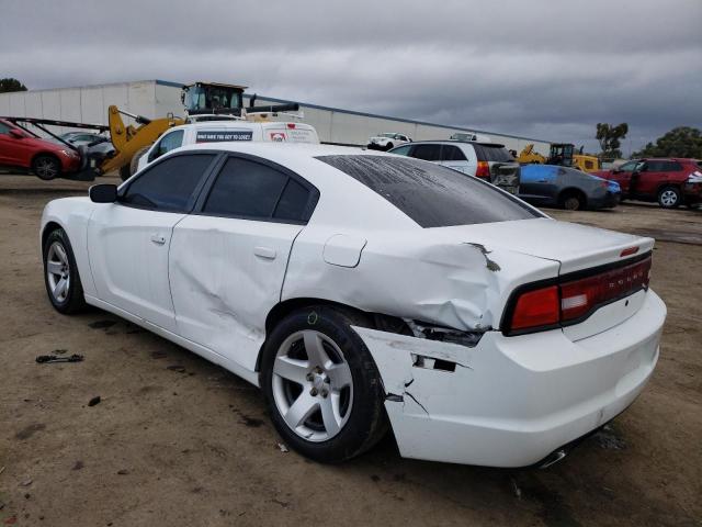 2C3CDXAT6CH248017 - 2012 DODGE CHARGER POLICE WHITE photo 2