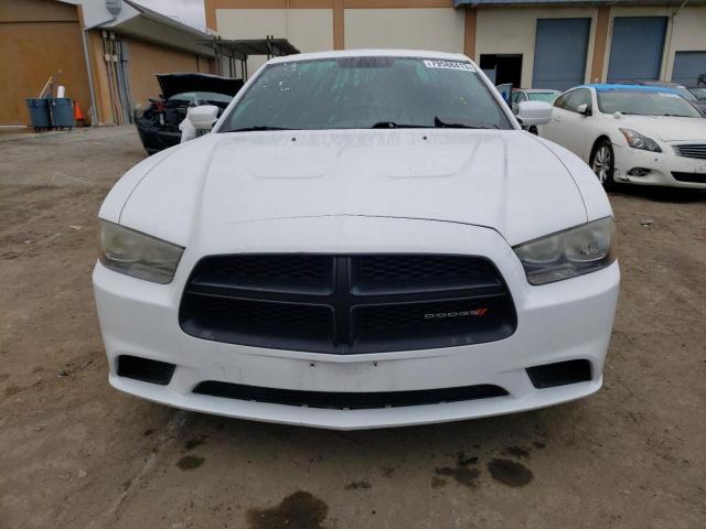 2C3CDXAT6CH248017 - 2012 DODGE CHARGER POLICE WHITE photo 5