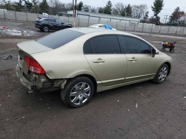 1HGFA16517L049850 - 2007 HONDA CIVIC LX GOLD photo 3