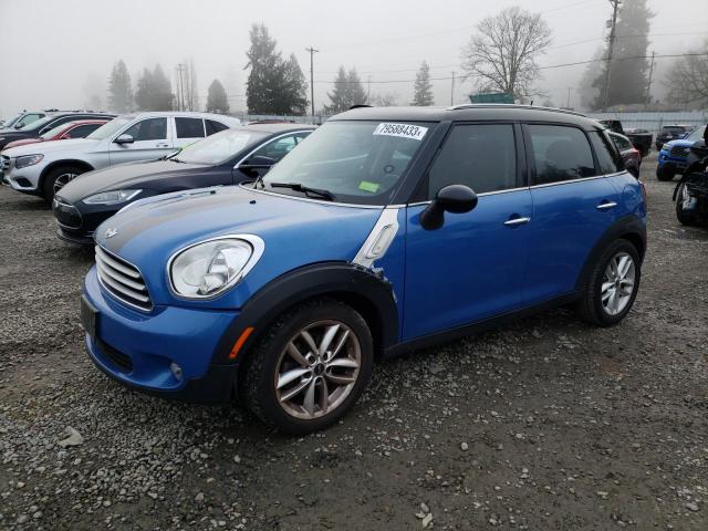 WMWZB3C55CWM04078 - 2012 MINI COOPER COUNTRYMAN BLUE photo 1