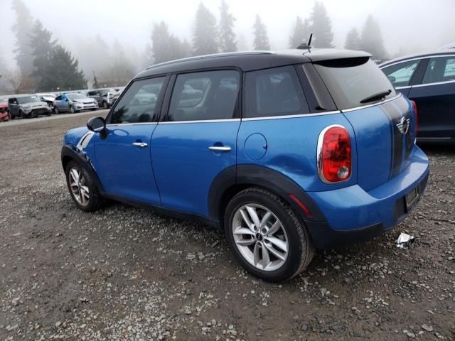 WMWZB3C55CWM04078 - 2012 MINI COOPER COUNTRYMAN BLUE photo 2