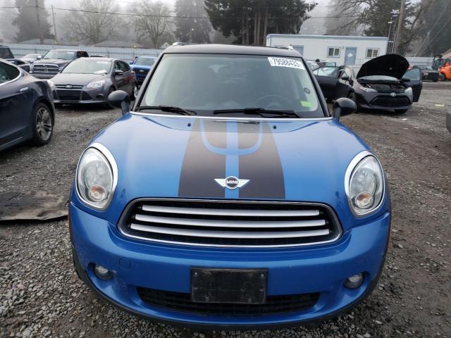 WMWZB3C55CWM04078 - 2012 MINI COOPER COUNTRYMAN BLUE photo 5