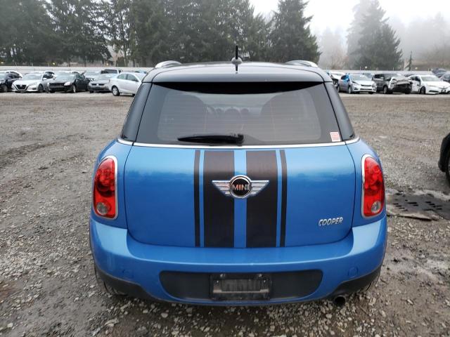 WMWZB3C55CWM04078 - 2012 MINI COOPER COUNTRYMAN BLUE photo 6