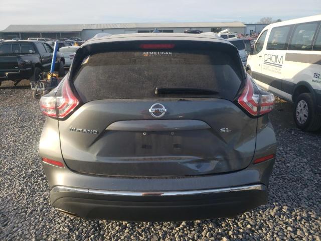 5N1AZ2MGXGN110740 - 2016 NISSAN MURANO S GRAY photo 6