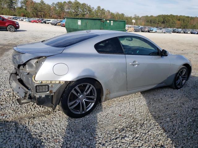 JNKCV64E49M601262 - 2009 INFINITI G37 BASE SILVER photo 3