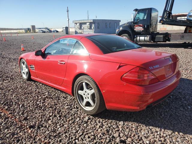 WDBSK75F03F017633 - 2003 MERCEDES-BENZ SL 500R RED photo 2