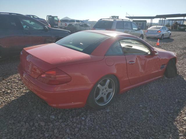 WDBSK75F03F017633 - 2003 MERCEDES-BENZ SL 500R RED photo 3