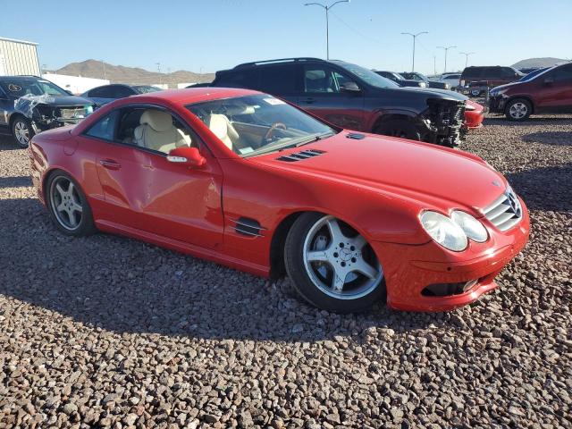 WDBSK75F03F017633 - 2003 MERCEDES-BENZ SL 500R RED photo 4
