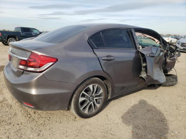 19XFB2F89FE002147 - 2015 HONDA CIVIC EX GRAY photo 3