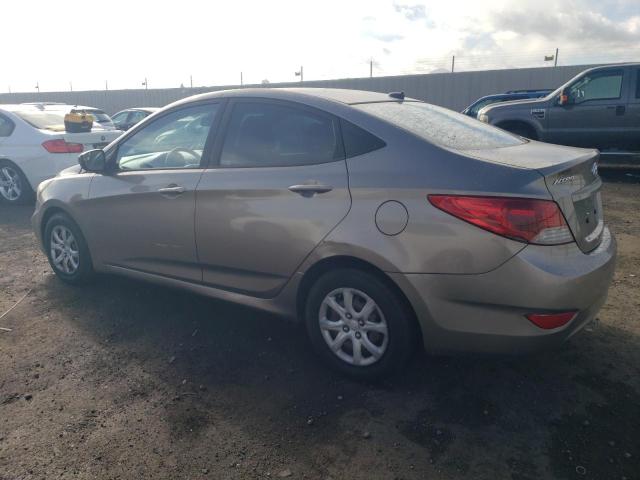 KMHCT4AE2EU692862 - 2014 HYUNDAI ACCENT GLS BROWN photo 2