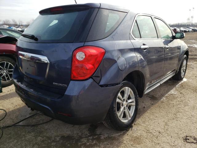 2GNALAEK1E6269528 - 2014 CHEVROLET EQUINOX LS BLUE photo 3