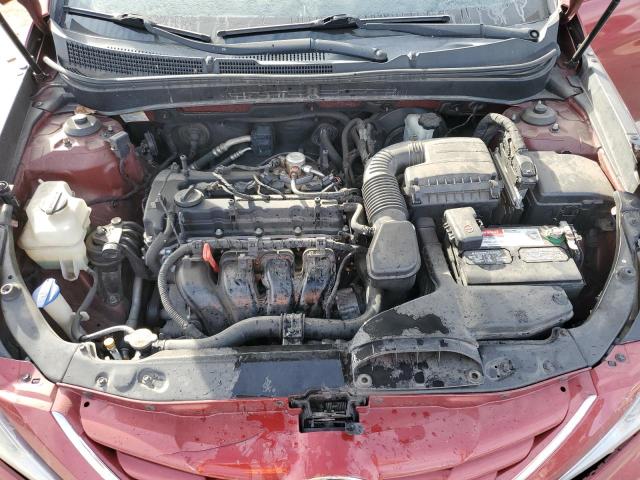 5NPEB4AC5DH544485 - 2013 HYUNDAI SONATA GLS RED photo 11