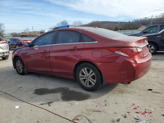 5NPEB4AC5DH544485 - 2013 HYUNDAI SONATA GLS RED photo 2