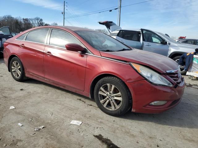 5NPEB4AC5DH544485 - 2013 HYUNDAI SONATA GLS RED photo 4