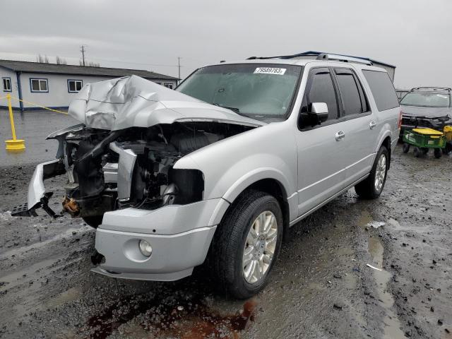 1FMJK2A54CEF65097 - 2012 FORD EXPEDITION EL LIMITED SILVER photo 1