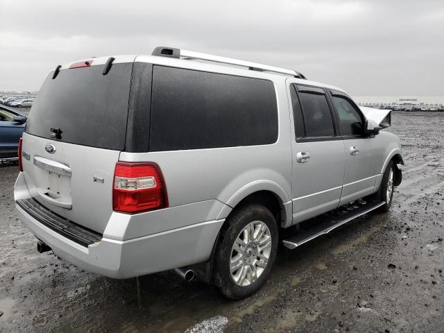 1FMJK2A54CEF65097 - 2012 FORD EXPEDITION EL LIMITED SILVER photo 3