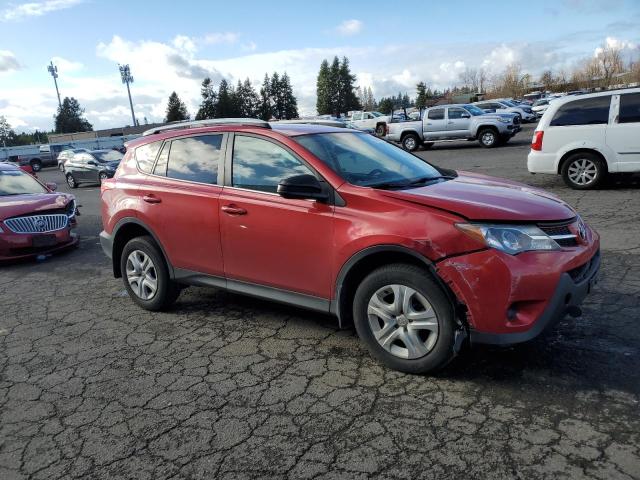 2T3BFREV6FW350253 - 2015 TOYOTA RAV4 LE RED photo 4