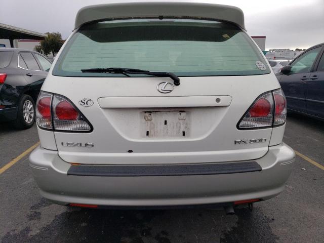 JTJGF10U330158789 - 2003 LEXUS RX 300 WHITE photo 6