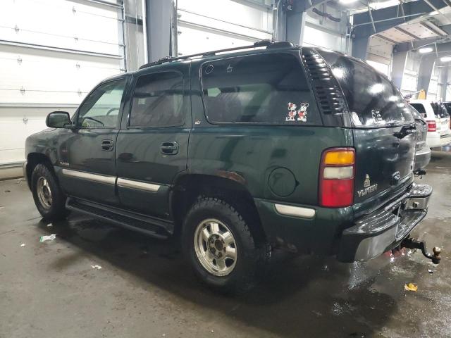 1GKEK13T51R185983 - 2001 GMC YUKON GREEN photo 2