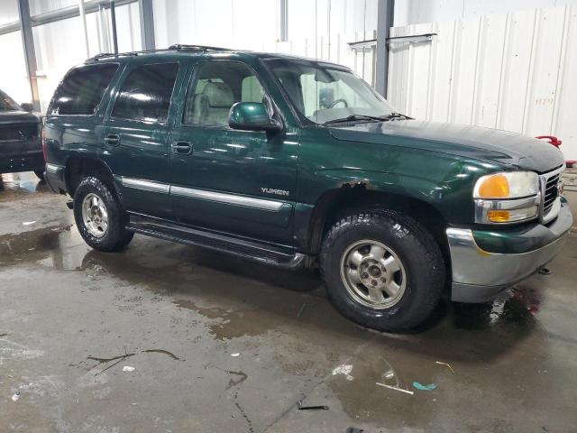 1GKEK13T51R185983 - 2001 GMC YUKON GREEN photo 4