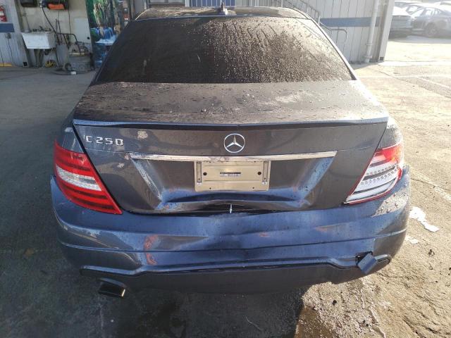 WDDGF4HB5DA782568 - 2013 MERCEDES-BENZ C 250 BLUE photo 6