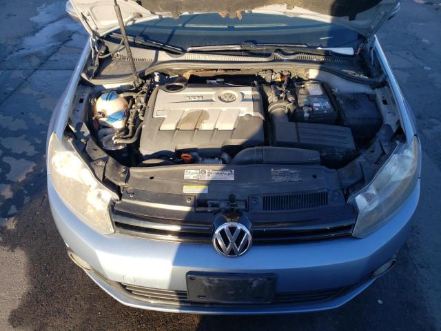 WVWDM7AJ1BW187738 - 2011 VOLKSWAGEN GOLF BLUE photo 11