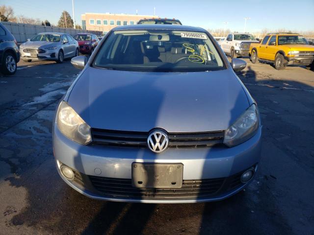 WVWDM7AJ1BW187738 - 2011 VOLKSWAGEN GOLF BLUE photo 5