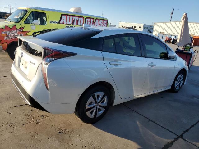 JTDKBRFU2J3064042 - 2018 TOYOTA PRIUS WHITE photo 3