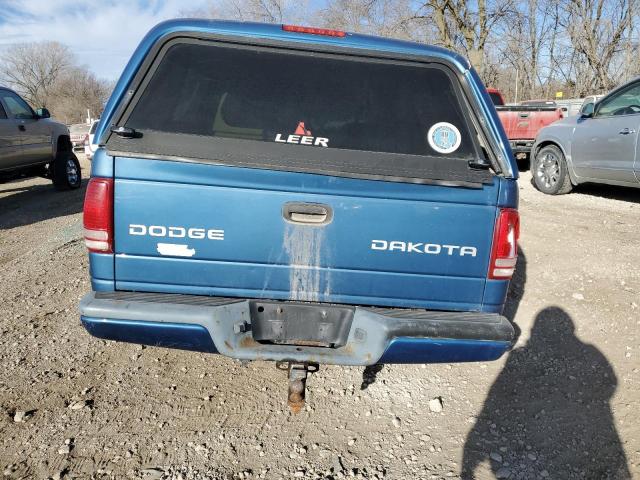 1D7HG38N83S115945 - 2003 DODGE DAKOTA QUAD SPORT BLUE photo 6