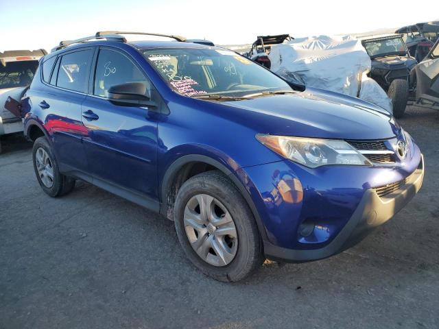 2T3ZFREV5FW140712 - 2015 TOYOTA RAV4 LE BLUE photo 4