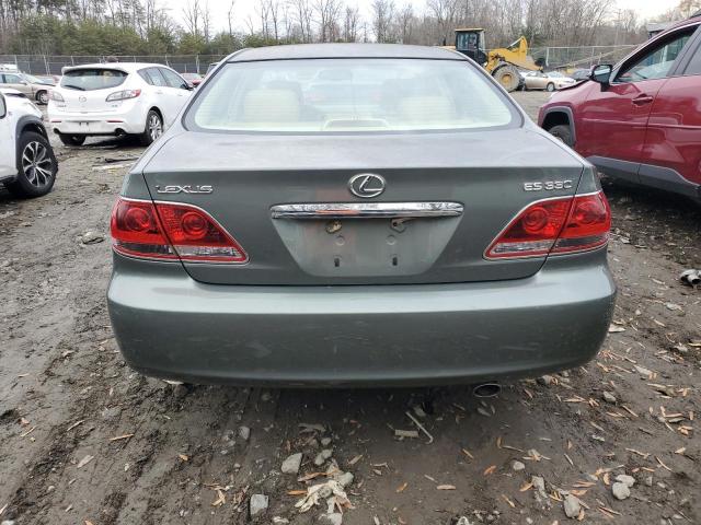 JTHBA30G365147489 - 2006 LEXUS ES 330 GRAY photo 6