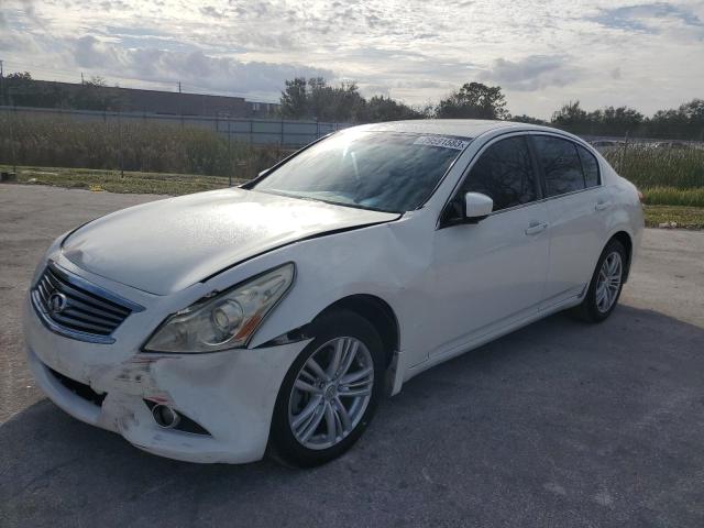 JN1CV6AR7DM754464 - 2013 INFINITI G37 WHITE photo 1