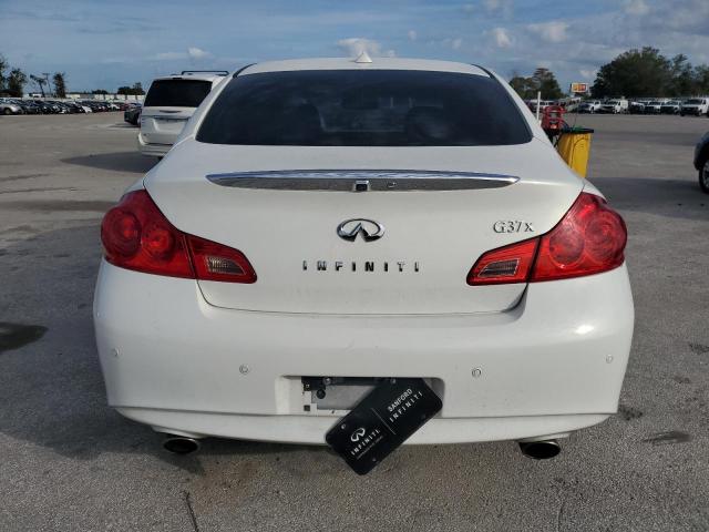 JN1CV6AR7DM754464 - 2013 INFINITI G37 WHITE photo 6