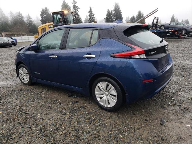 1N4AZ1CP3JC313719 - 2018 NISSAN LEAF S BLUE photo 2