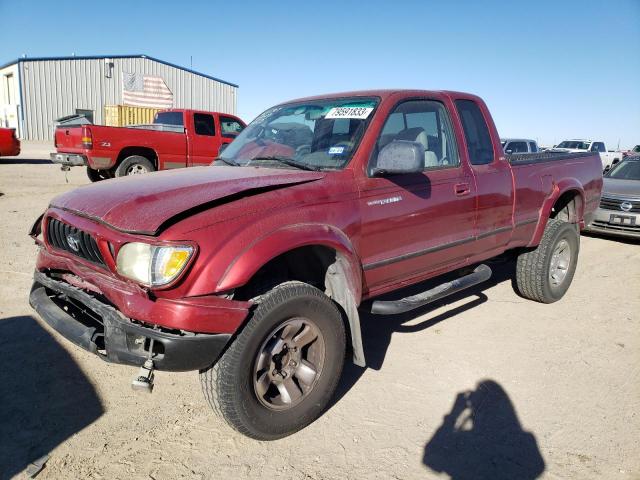 5TESN92N21Z875461 - 2001 TOYOTA TACOMA XTRACAB PRERUNNER RED photo 1