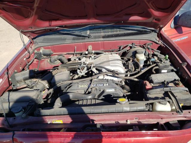 5TESN92N21Z875461 - 2001 TOYOTA TACOMA XTRACAB PRERUNNER 红色 照片 11
