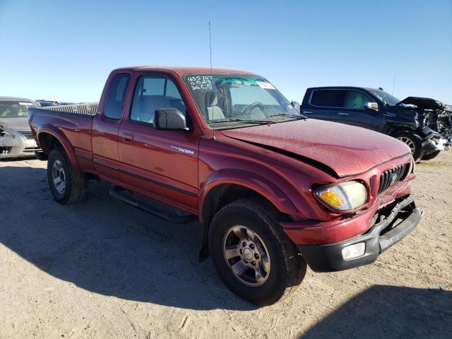 5TESN92N21Z875461 - 2001 TOYOTA TACOMA XTRACAB PRERUNNER RED photo 4