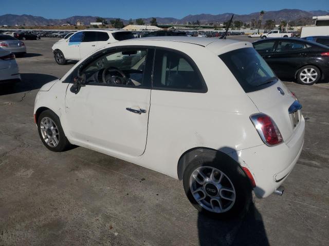 3C3CFFAR3FT613466 - 2015 FIAT 500 POP WHITE photo 2