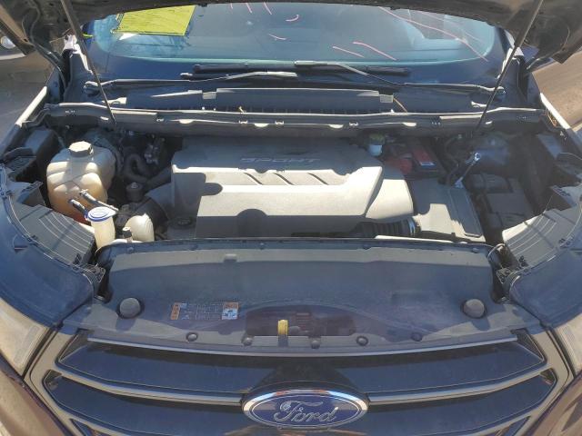 2FMPK4AP8HBC34727 - 2017 FORD EDGE SPORT BURGUNDY photo 11