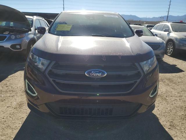 2FMPK4AP8HBC34727 - 2017 FORD EDGE SPORT BURGUNDY photo 5