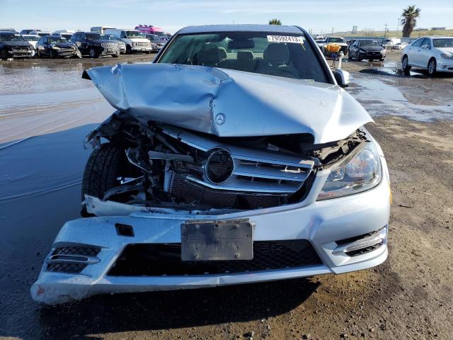 WDDGF4HB0DA793896 - 2013 MERCEDES-BENZ C 250 SILVER photo 5