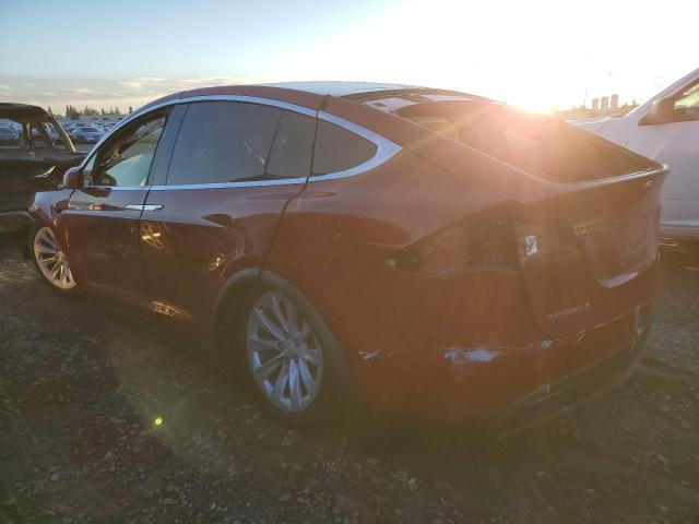 5YJXCDE27LF249702 - 2020 TESLA MODEL X RED photo 2