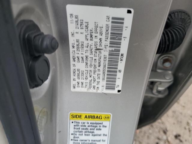 19UUA86509A016367 - 2009 ACURA TL SILVER photo 12