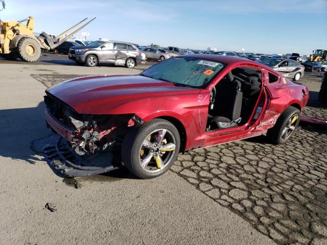 1FA6P8AM4G5204521 - 2016 FORD MUSTANG RED photo 1