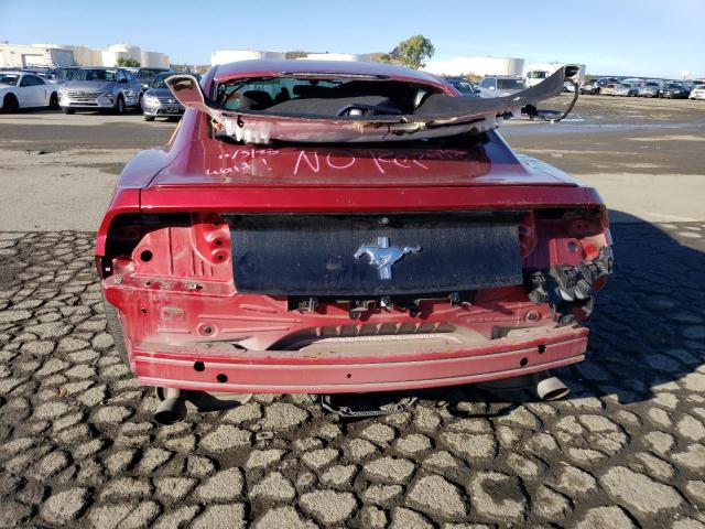 1FA6P8AM4G5204521 - 2016 FORD MUSTANG RED photo 6